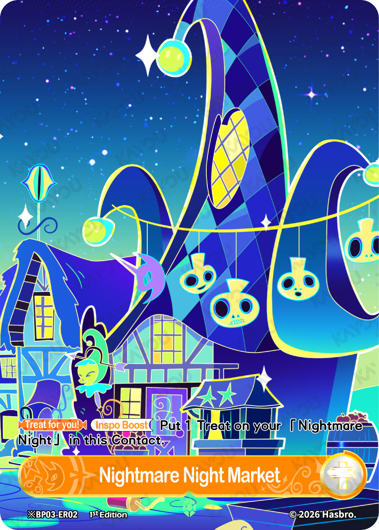 Nightmare Night Market ※BP03-ER02-C Nightmare Night trading card