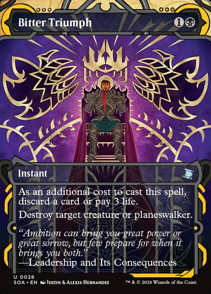 Bitter Triumph - Secrets of Strixhaven Mystical Archive 26 (Foil)