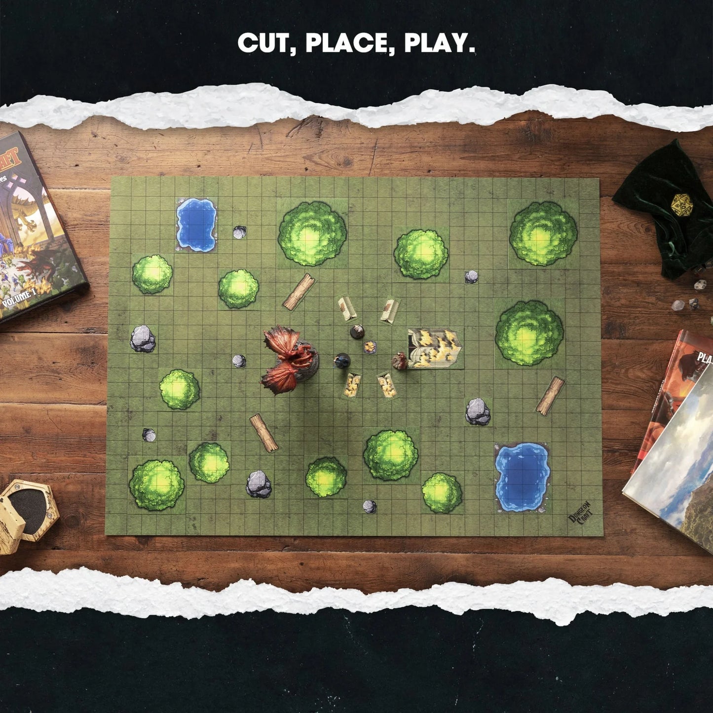 Dungeon Craft Volume I: Over 1,000+ Map Pieces Set (In Box)