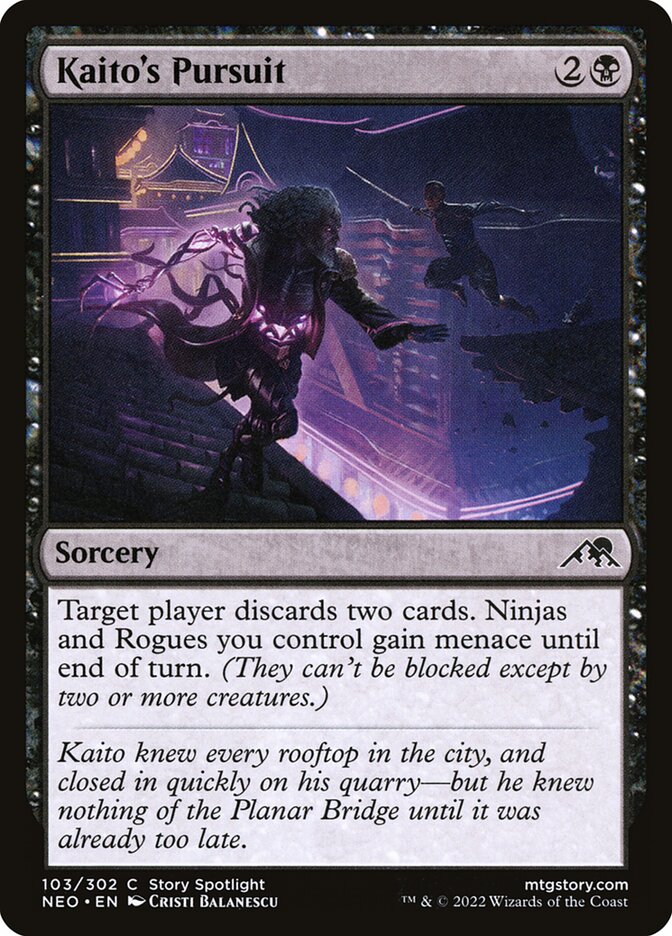 Kaito's Pursuit - Kamigawa: Neon Dynasty 103