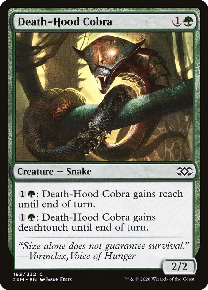 Death-Hood Cobra - Double Masters 163 (Foil)