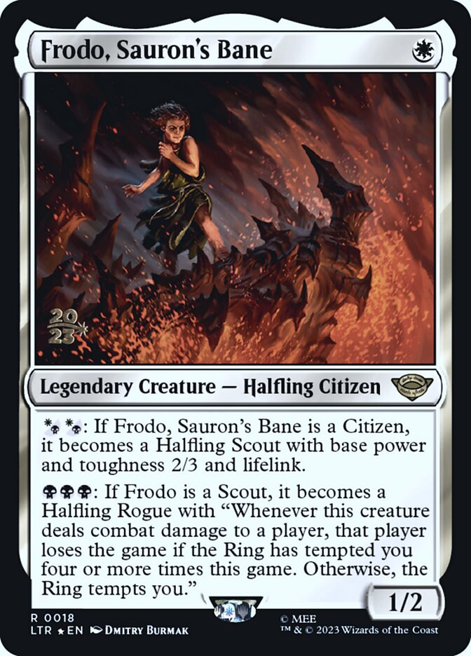 Frodo, Sauron's Bane - PLTR 18s (Foil)