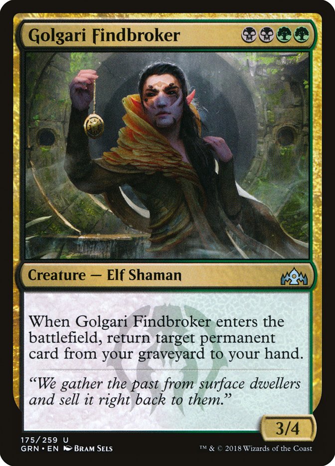 Golgari Findbroker - Guilds of Ravnica 175
