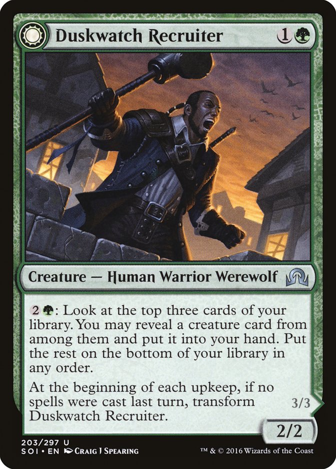 Duskwatch Recruiter // Krallenhorde Howler - SOI 203