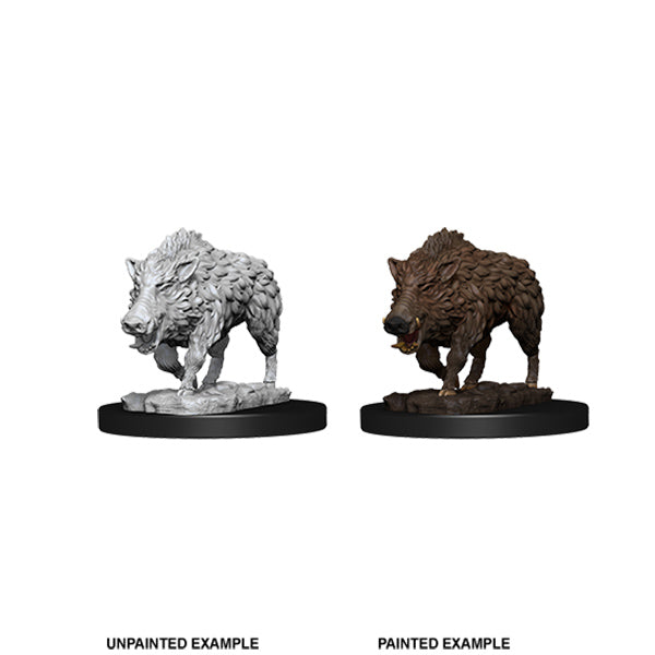 Wizkids Deep Cuts Miniatures: Unpainted Minis - Wild Boar