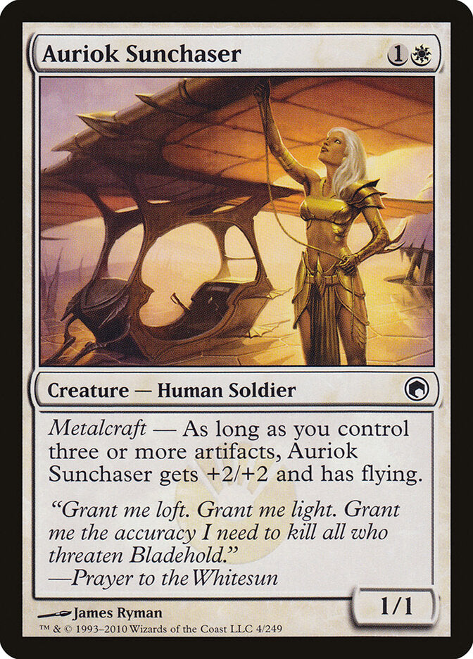 Auriok Sunchaser - Scars of Mirrodin 4