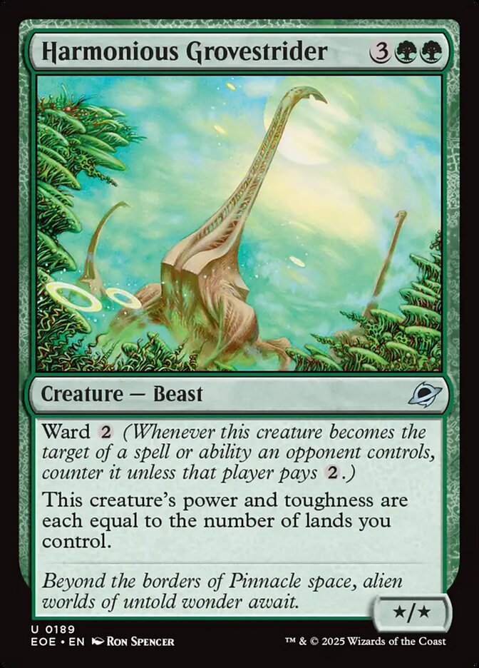 Harmonious Grovestrider - Edge of Eternities 189 (Foil)