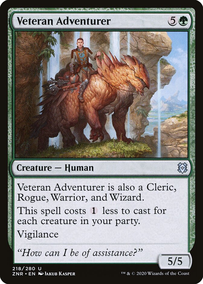 Veteran Adventurer - Zendikar Rising 218 (Foil)