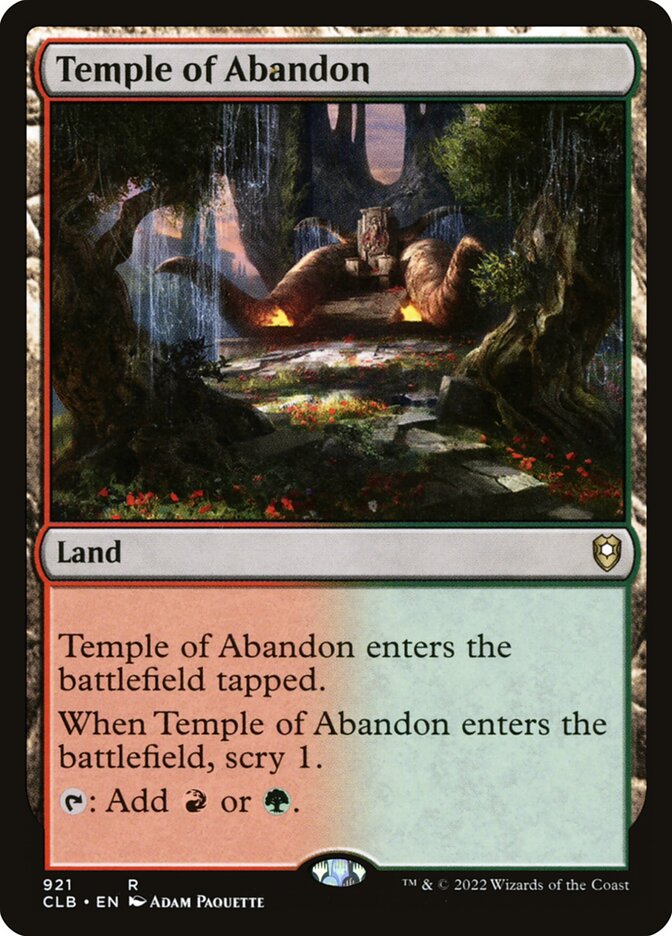 Temple of Abandon - CLB 921
