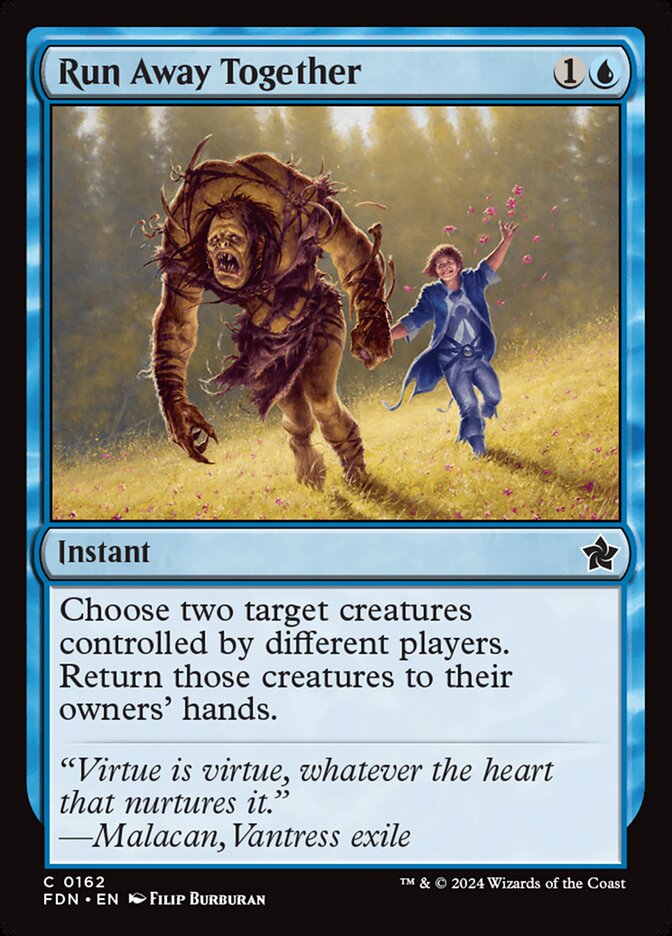 Run Away Together - Foundations 162 (Foil)