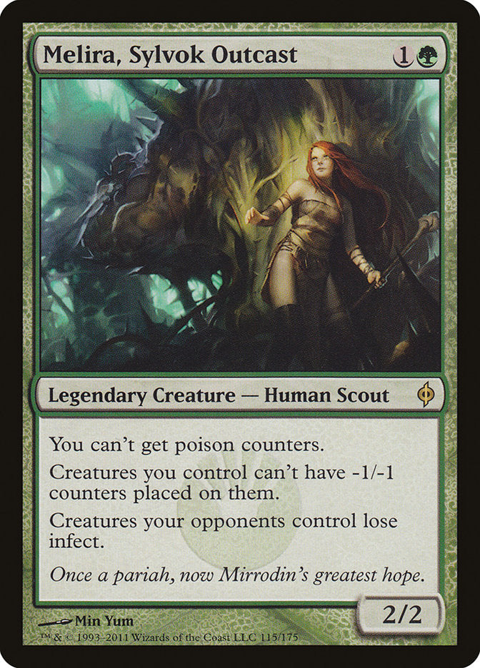 Melira, Sylvok Outcast - New Phyrexia 115