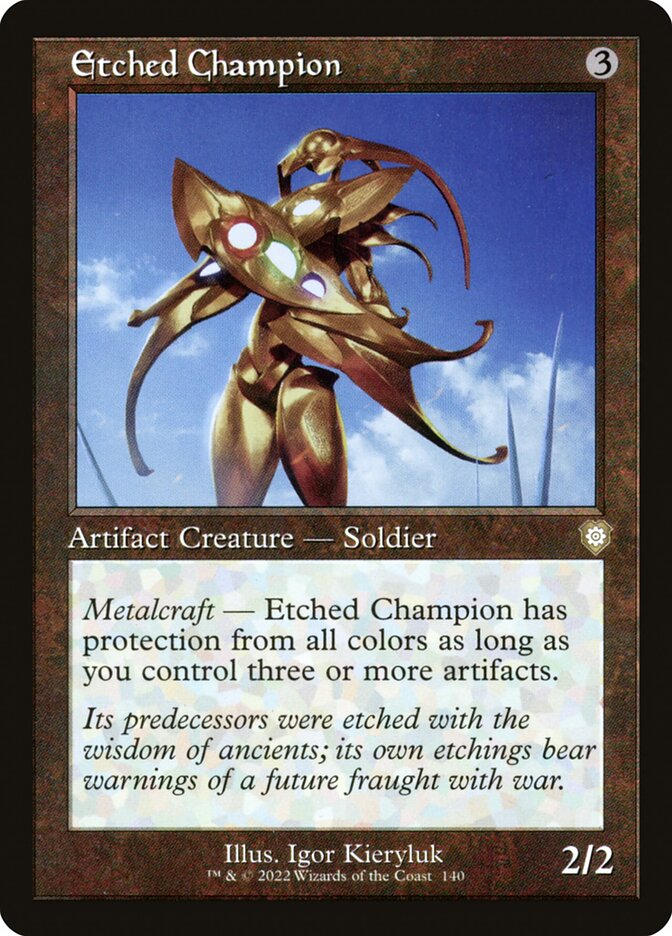 Etched Champion - BRC 140