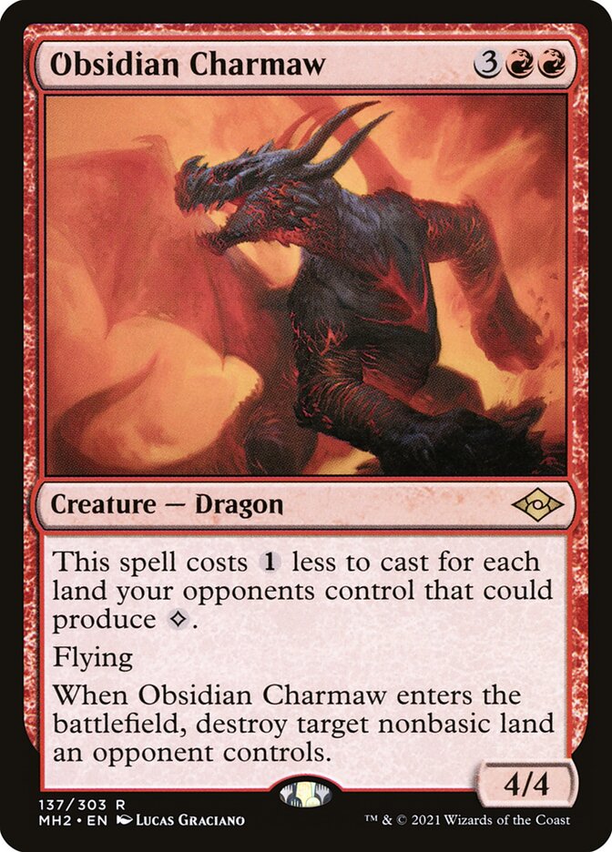 Obsidian Charmaw - MH2 137