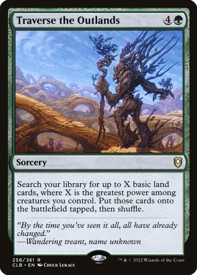 Traverse the Outlands - CLB 258