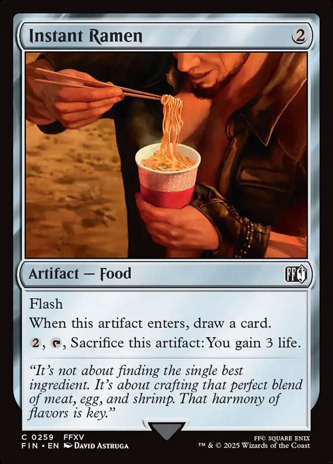 Instant Ramen - Final Fantasy 259
