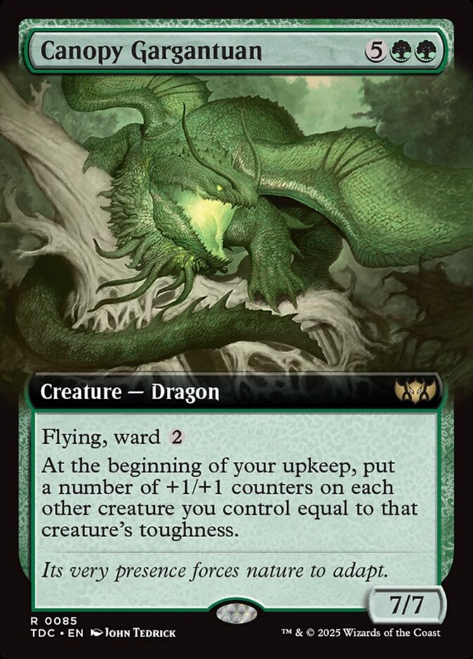Canopy Gargantuan - Tarkir: Dragonstorm Commander 85