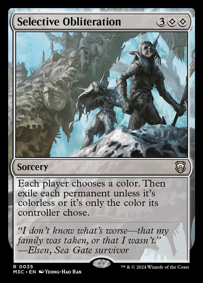 Selective Obliteration - M3C 35