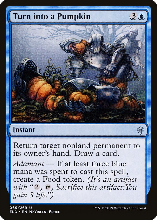 Turn into a Pumpkin - Throne of Eldraine 69 (Foil)