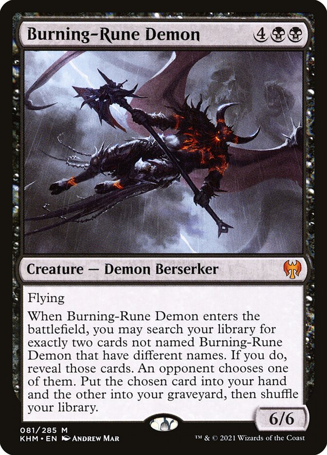 Burning-Rune Demon - KHM 81