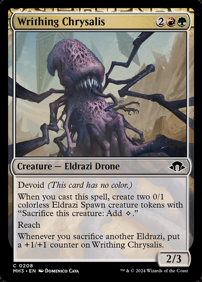 Writhing Chrysalis - Modern Horizons 3 208