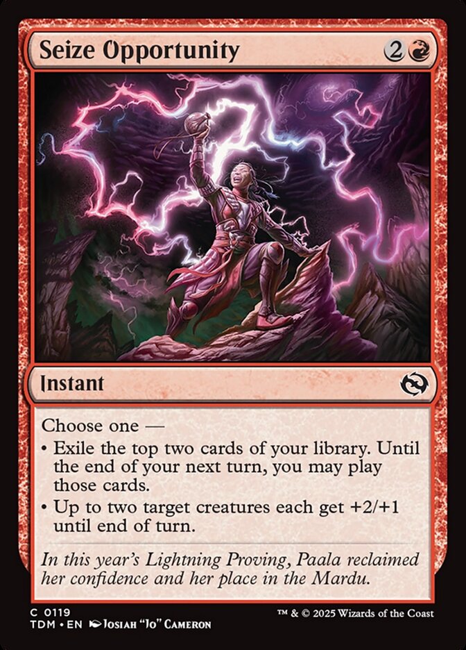 Seize Opportunity - Tarkir: Dragonstorm 119
