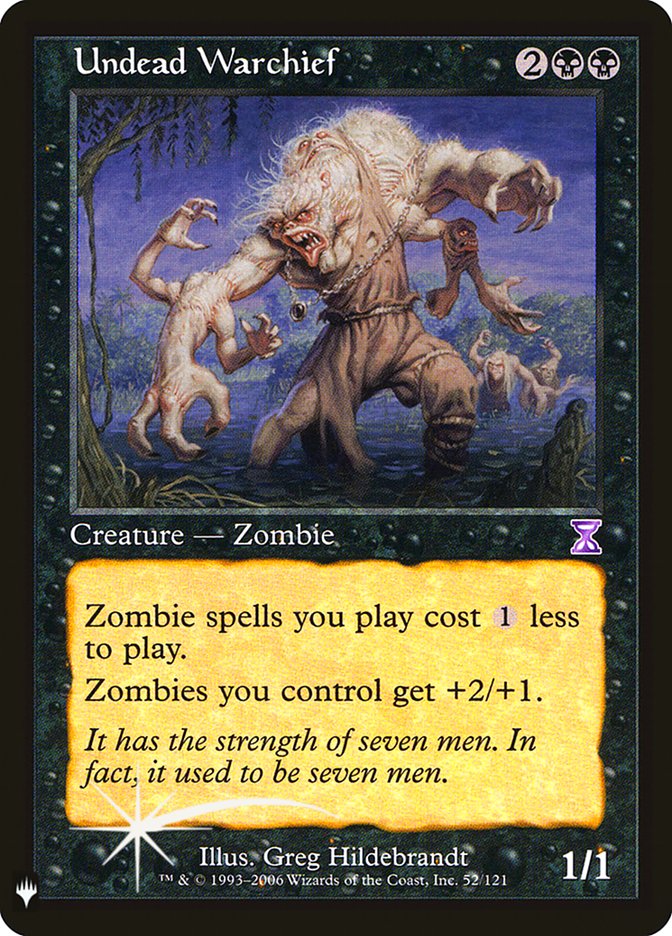 Undead Warchief - The List TSB-52 (Foil)