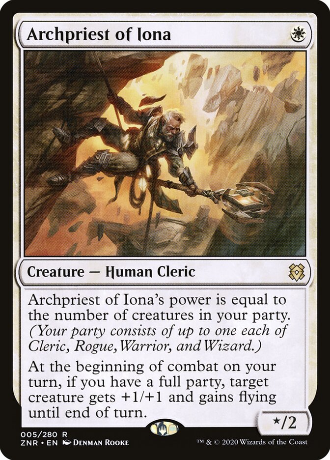 Archpriest of Iona - Zendikar Rising 5 (Foil)