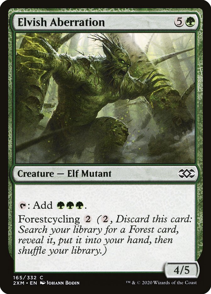 Elvish Aberration - Double Masters 165