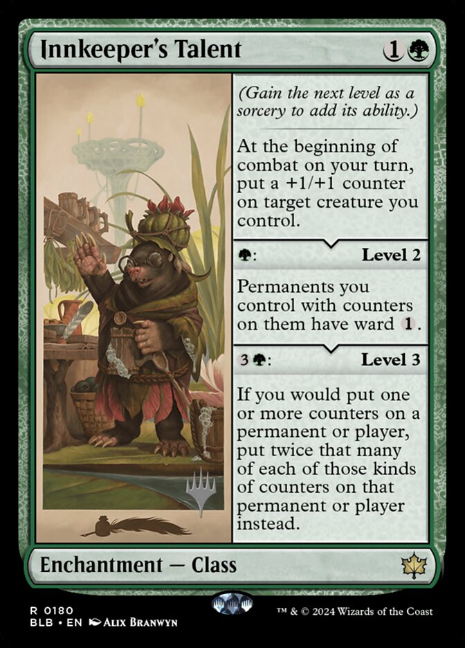 Innkeeper's Talent - Bloomburrow Promos 180p (Foil)