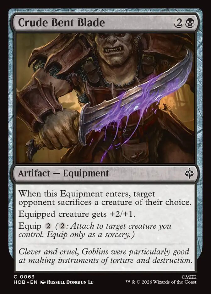 Crude Bent Blade - The Hobbit 63 (Foil)