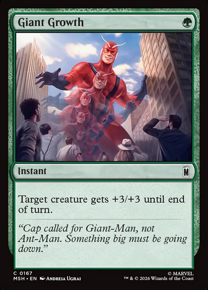 Giant Growth - Marvel Super Heroes 167
