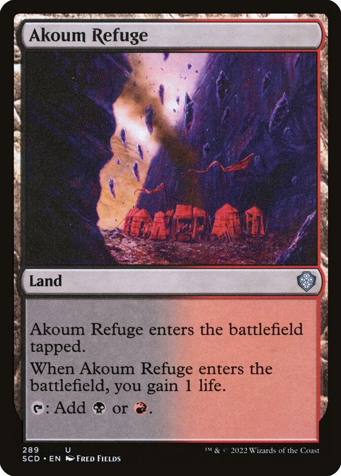 Akoum Refuge - Starter Commander Decks 289