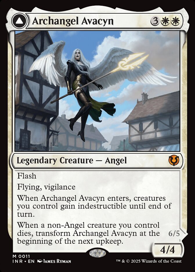 Archangel Avacyn // Avacyn, the Purifier - INR 11 - Japanese