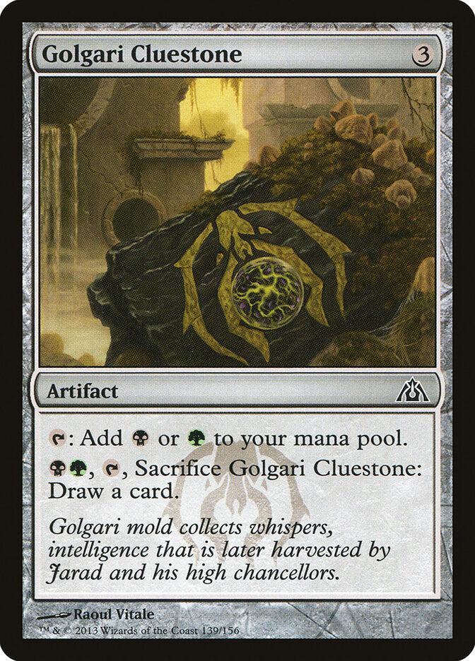 Golgari Cluestone - Dragon's Maze 139