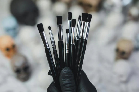 Maxton Black Dry Brush Set by Ghost Brush - 3 Brushes