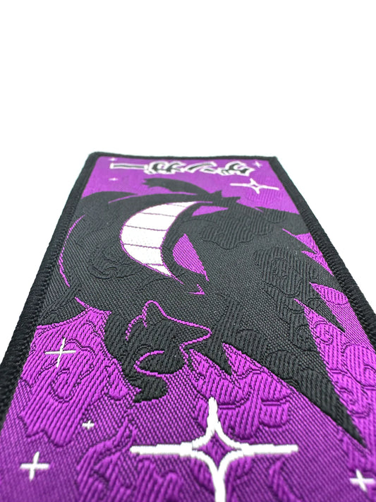 Purple Gengar Rectangle Iron-on Patch