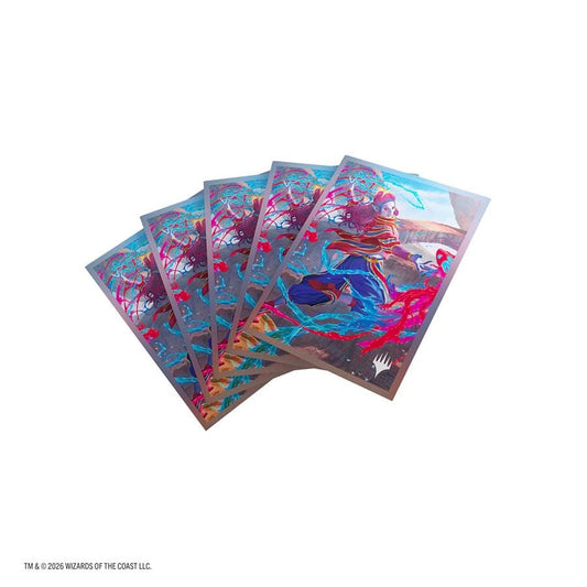 Magic The Gathering: Secrets Of Strixhaven Premium Art Sleeves: Rootha Mastering The Moment