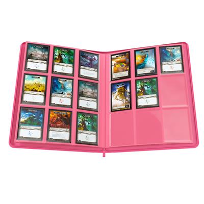 GameGenic Zip-Up Album 18-Pocket Pink