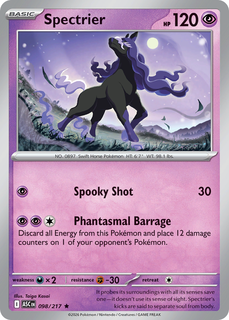 Spectrier (Energy Symbol Pattern) - Ascended Heroes 098/217 (Foil) - Near Mint