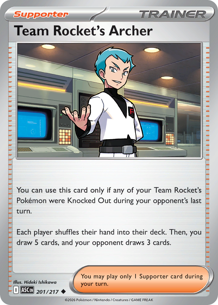 Team Rocket's Archer - Ascended Heroes 201/217 - Near Mint