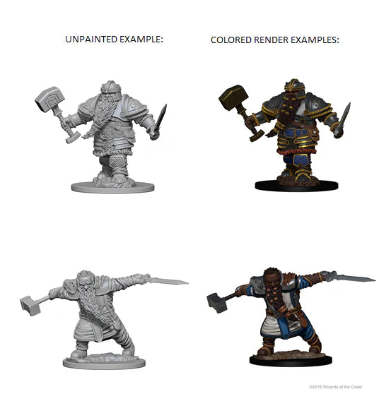D&D Nolzur’s Marvelous Miniatures - Male Dwarf Fighter - #72616