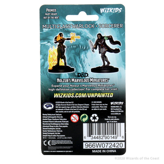 D&D Nozlur’s Marvelous Miniatures: Multiclass Warlock & Sorcerer - #90149