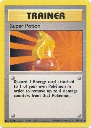 Super Potion - Base Set (Unlimited) 90 - Near Mint
