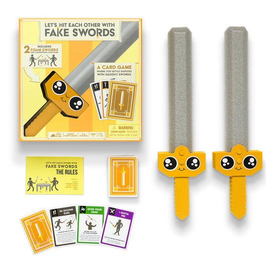 Let's Hit Each Other with Fake Swords
