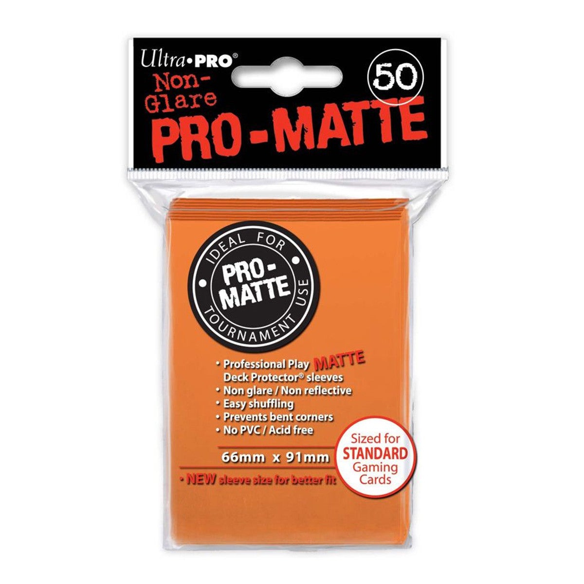 Ultra Pro - Matte Deck Protector Sleeves - Orange