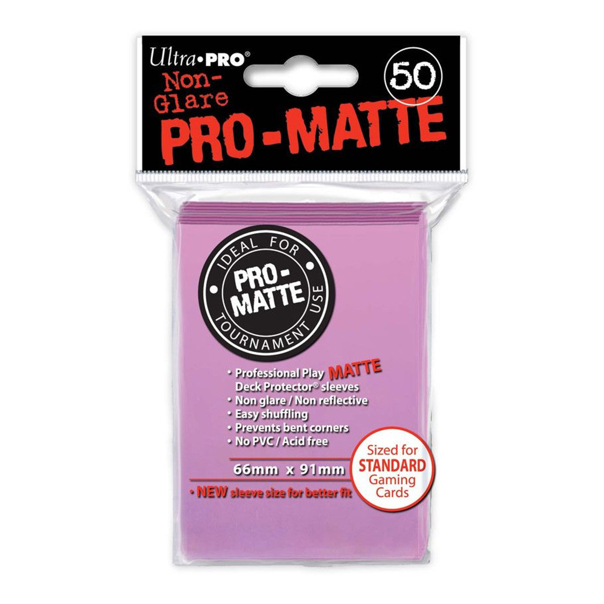 Ultra Pro - Matte Deck Protector Sleeves - Pink