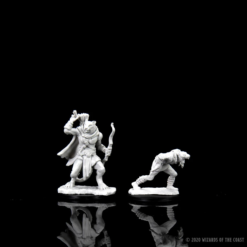 D&D Nozlur’s Marvelous Miniatures: Wererat & Weretiger - #90014