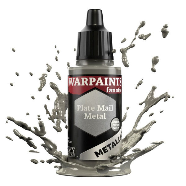 Warpaints Fanatic Metallic: Plate Mail Metal (18ml)