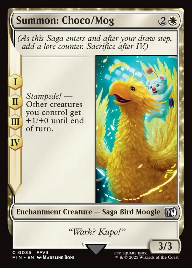 Summon: Choco/Mog - FIN 35  (Foil)