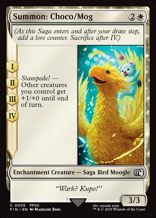 Summon: Choco/Mog - Final Fantasy 35 (Foil)